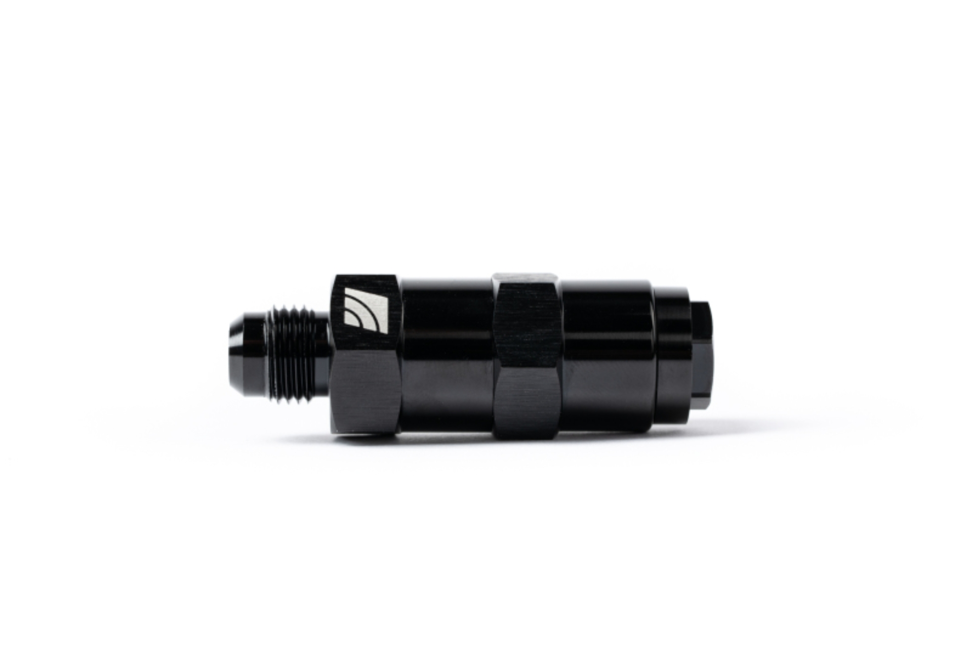 Picture of AMS Performance 5/16 Quick Connect to -6AN Inline Fuel Pulsation Damper