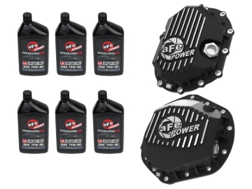 Picture of aFe Power Front/Rear Diff Cover Kit w/ Oil 11-19 GM Diesel Trucks V8 (AAM 9.25-12 & AAM 11.5-14)