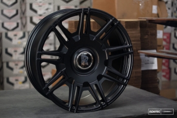 Picture of Vossen x Novitec SP2 22x10.5in - 5x112 BP - ET15 - Satin Black Rolls-Royce Ghost 2nd Gen Rear Wheel