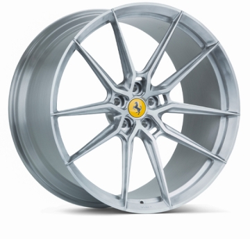 Picture of Vossen x Novitec NF9 22x12in - 5x114.3 BP - ET57 - Brushed Gloss Clear Ferrari 458 / F12 Rear Wheel