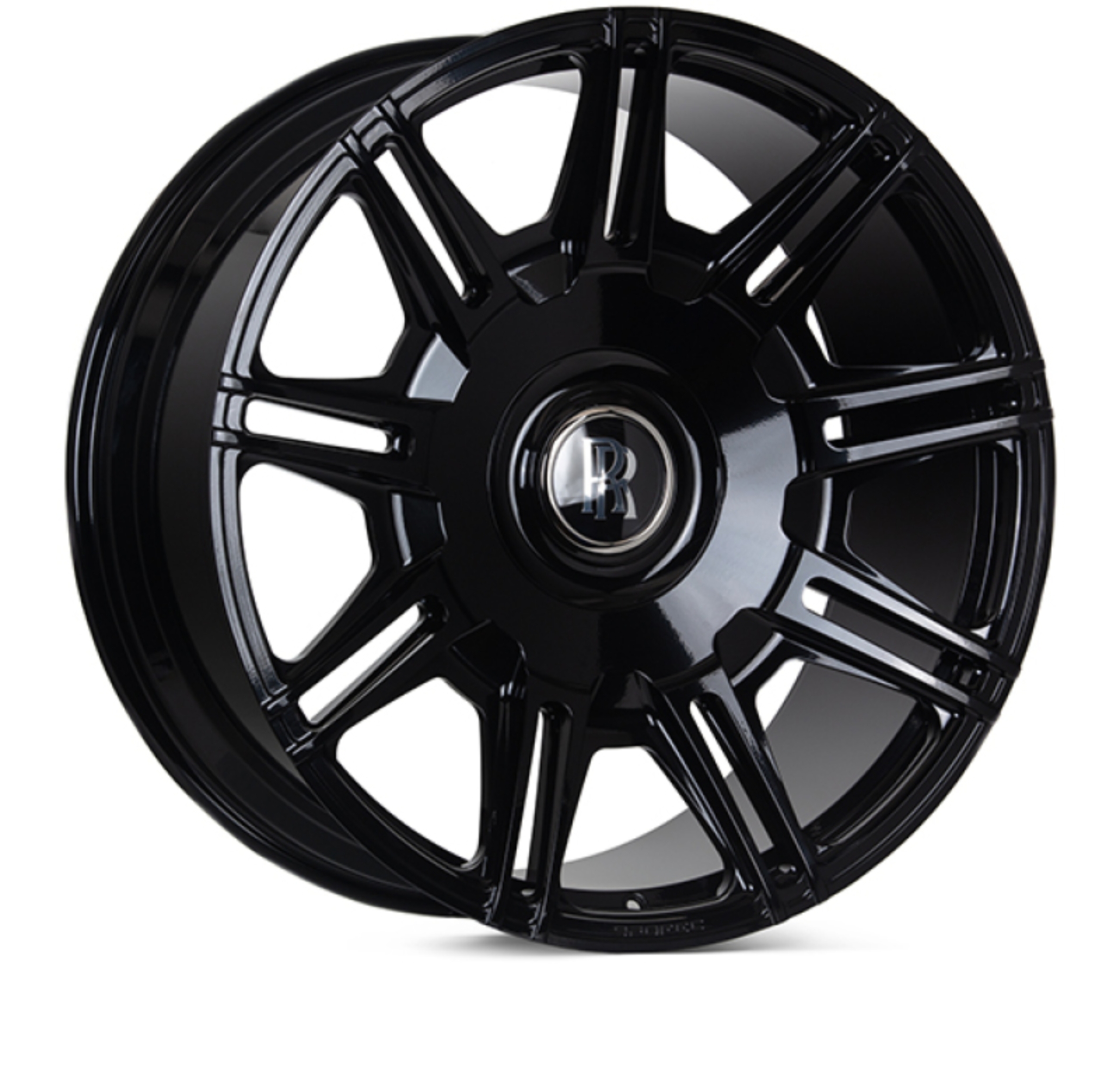 Picture of Vossen x Novitec SP2 24x10 - 5x112 BP - ET25 - Gloss Black Rolls-Royce Cullinan/Phantom Front Wheel