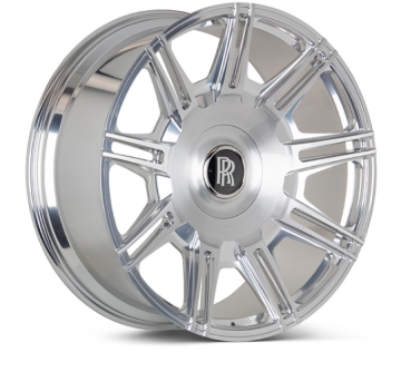 Picture of Vossen x Novitec SP2 24x10 5x112 BP ET5 Brushed Gloss Clear Rolls-Royce Cullinan/Phantom Rear Wheel