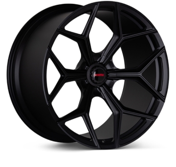 Picture of Vossen x Novitec NL4-5L 20x9in - 5x112 BP - ET24 - Satin Black Lamborghini Aventador Front Wheel