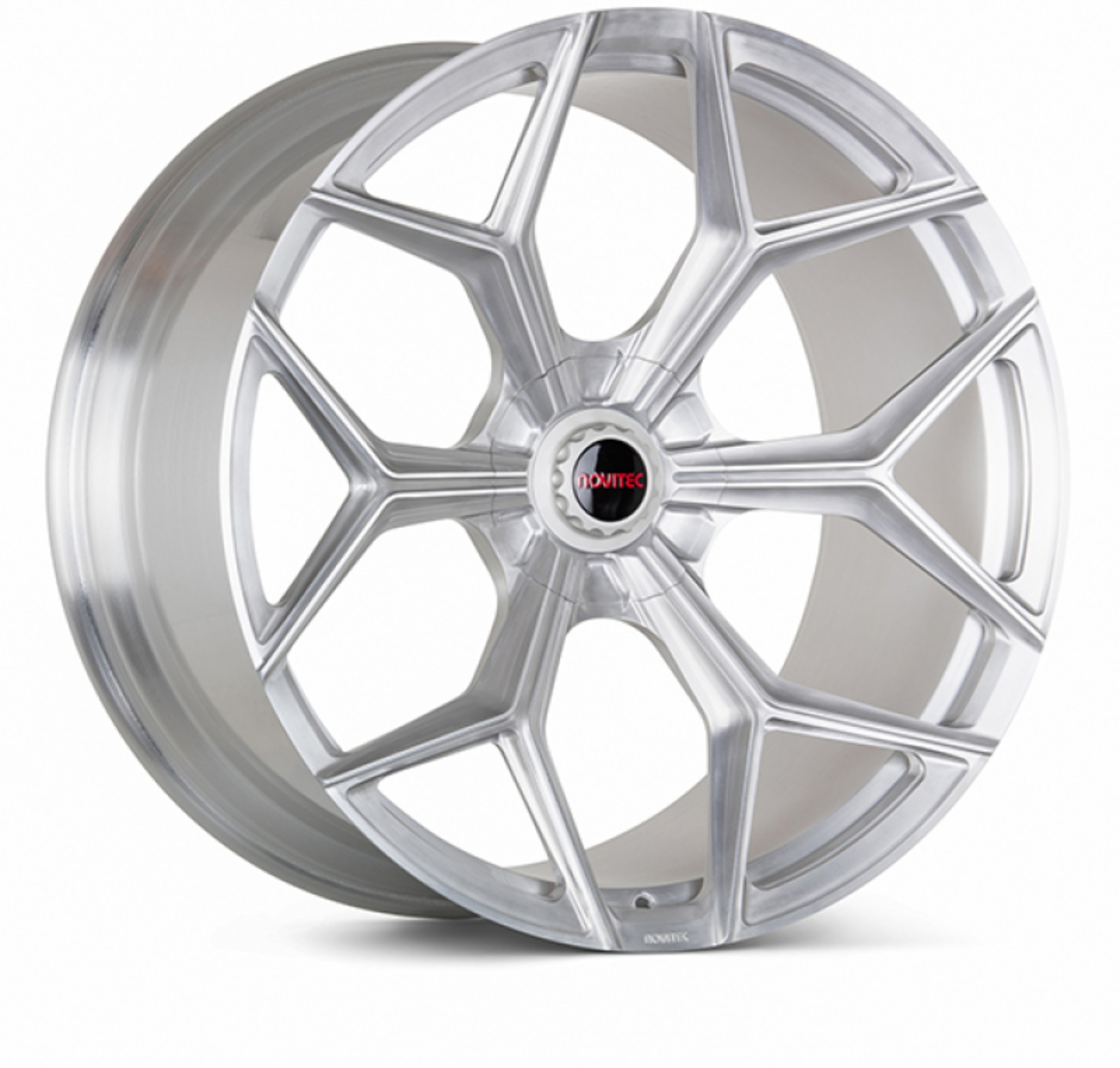 Picture of Vossen x Novitec NL4-5L 21x13 - 5x120 BP - ET57 - Brushed Gloss Clear Lamborghini Aventador Rr Wheel