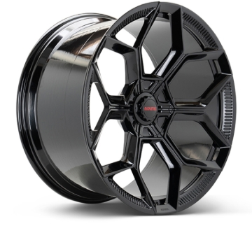 Picture of Vossen x Novitec NL5-5L 21x12.5in - 5x112 BP - ET43 - Gloss Black Lamborghini Huracan Rear Wheel
