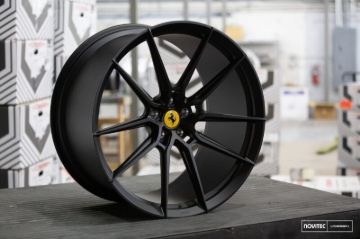 Picture of Vossen x Novitec NF9 20x9in - 5x114.3 BP - ET39 - Satin Black Ferrari 458 Front Wheel