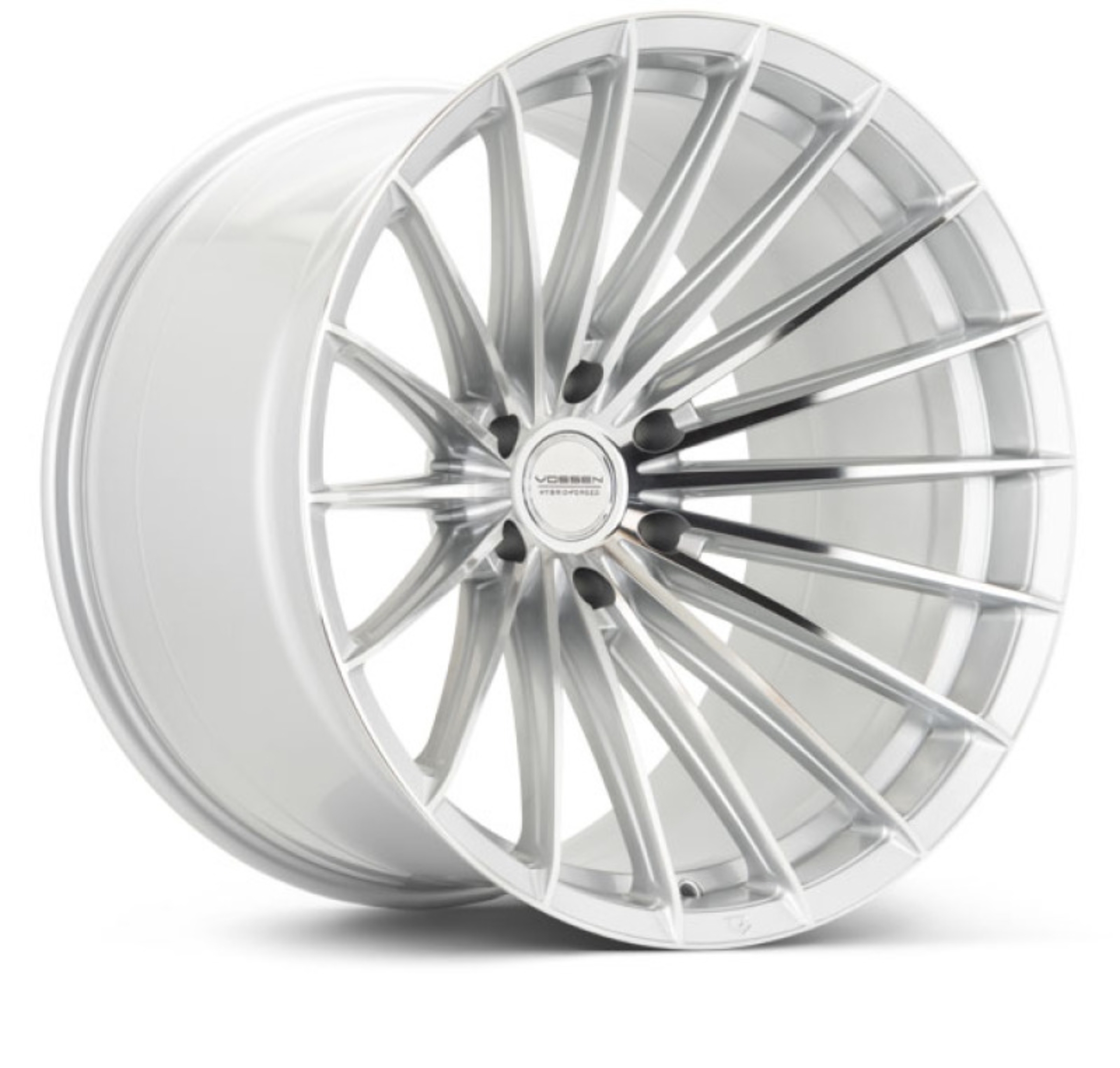 Picture of Vossen HFX-4 20x9.5 - 6x139.7 - ET15 - Deep - 106.1 - Silver Polished Wheel