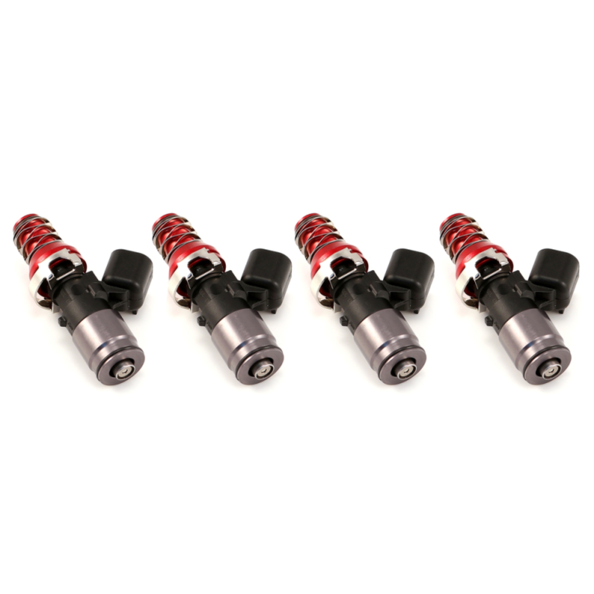 Picture of Injector Dynamics ID1050X Injectors WRX-16B Bottom Adaptors 11mm (Red) Adaptors (Set of 4)