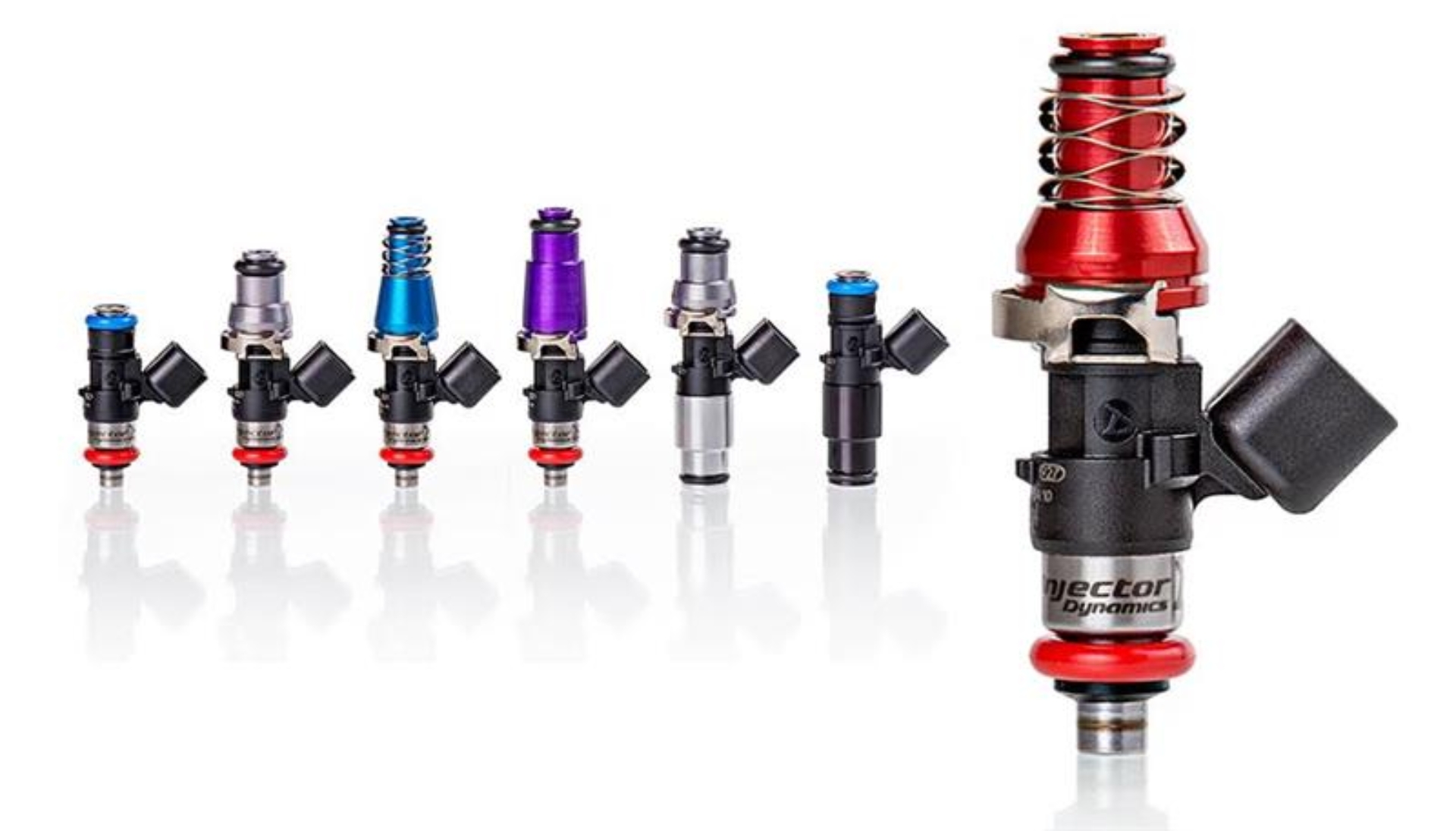 Picture of Injector Dynamics ID1050X Injectors 11mm (Blue) Adaptor Denso Lower Cushion (Set of 4)