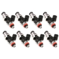Picture of Injector Dynamics ID1050X Injectors 14mm (Grey) Adaptor Top (Set of 8) Orange Lower O-Ring