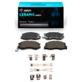 Picture of R1 1984-1989 Toyota Van Front R1 Ceramic Pads & Hardware Kit