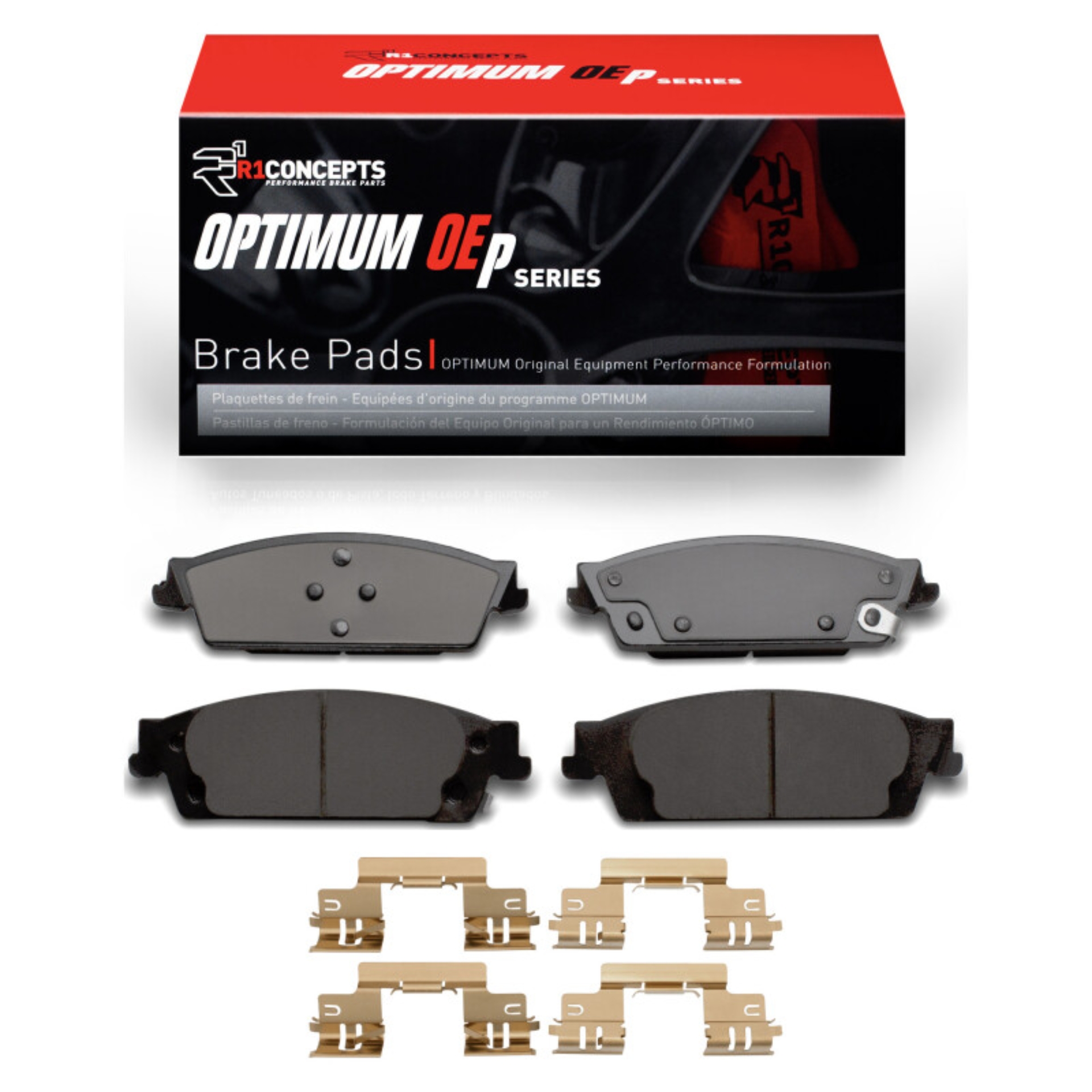 Picture of R1 2007-2020 Cadillac Escalade ESV Rear R1 Optimum OE Pads & Hardware Kit