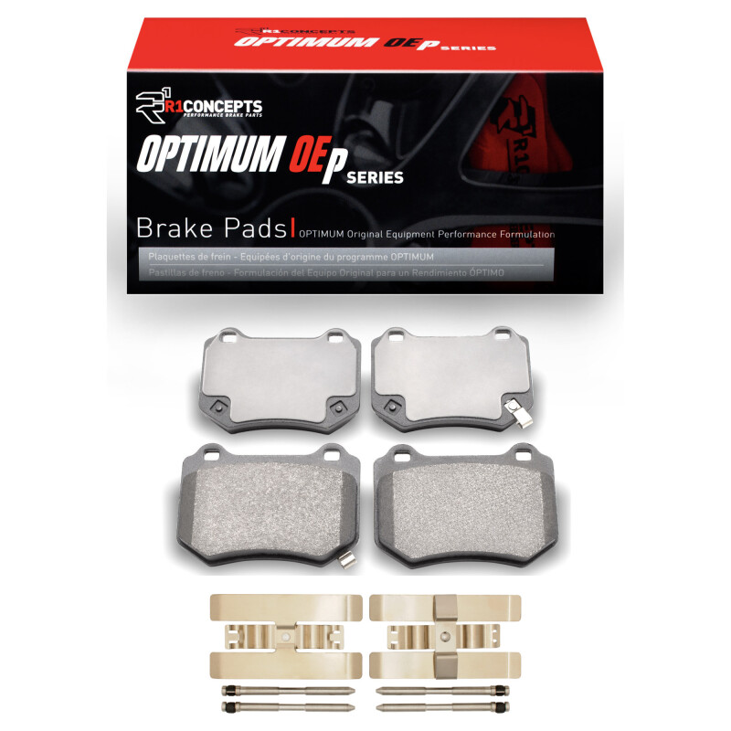 Picture of R1 2018-2025 Subaru WRX Rear R1 Optimum OE Pads & Hardware Kit