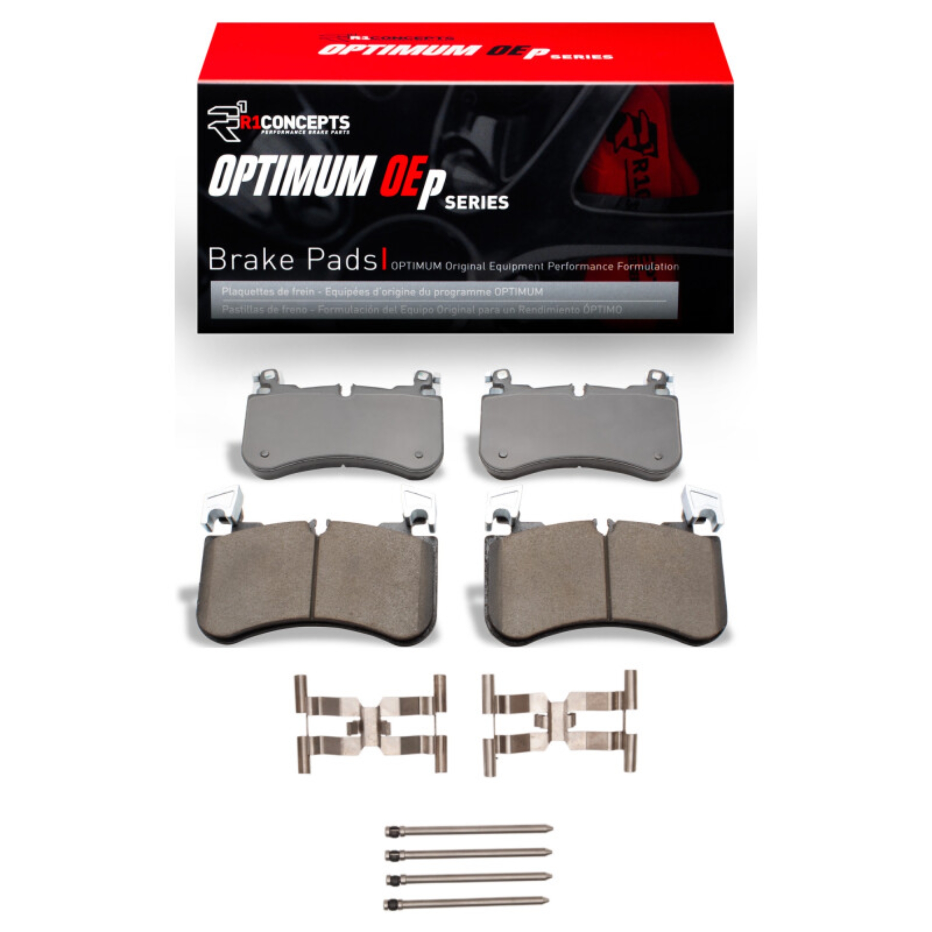 Picture of R1 2018-2024 Land Rover Range Rover Sport Front R1 Optimum OE Pads & Hardware Kit