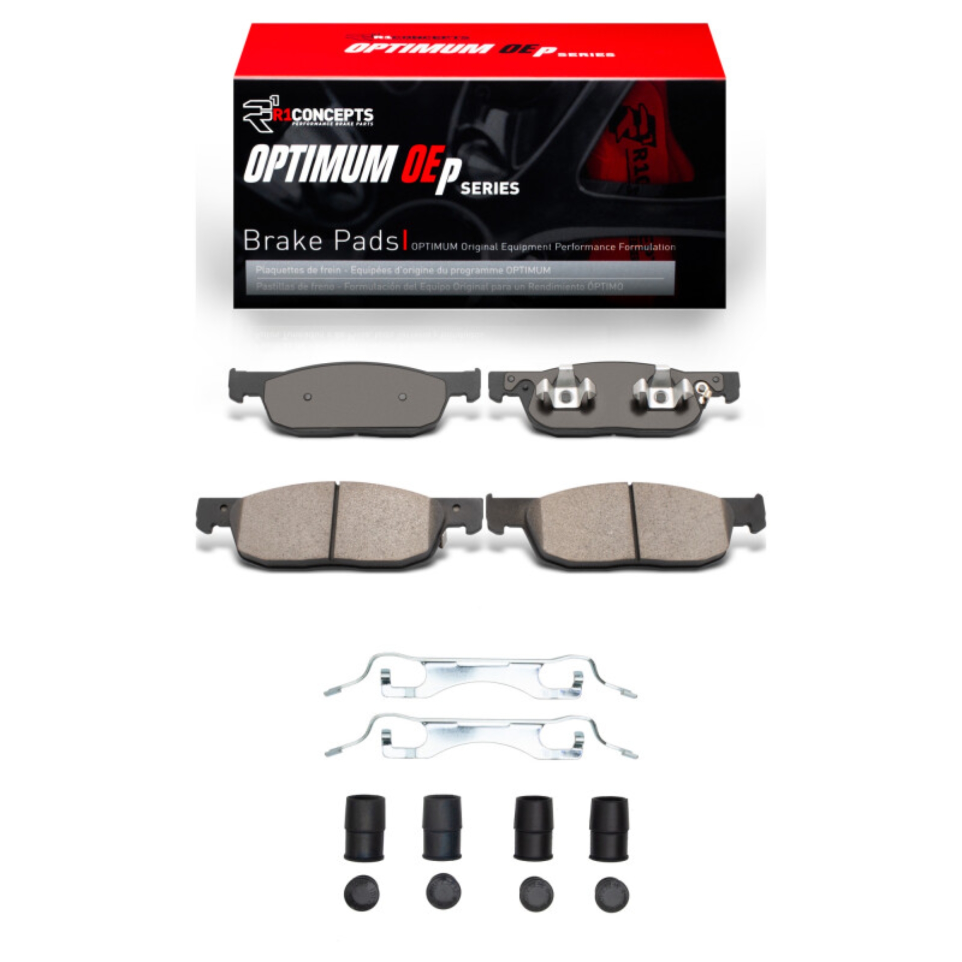 Picture of R1 2022-2025 Acura MDX Front R1 Optimum OE Pads & Hardware Kit
