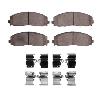 Picture of R1 2012-2025 Chrysler Pacifica Front R1 Euro Ceramic Pads & Hardware Kit