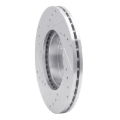 Picture of R1 1990-2003 Ford Escort Front Right Drilled & Slotted Silver Brake Rotor