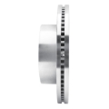 Picture of R1 2012-2025 Ford F-250 4WD (Super Duty) Front Right Drilled & Slotted Silver Brake Rotor