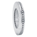 Picture of R1 2006-2019 Toyota HiAce (Mexico) Front Left Drilled & Slotted Silver Brake Rotor