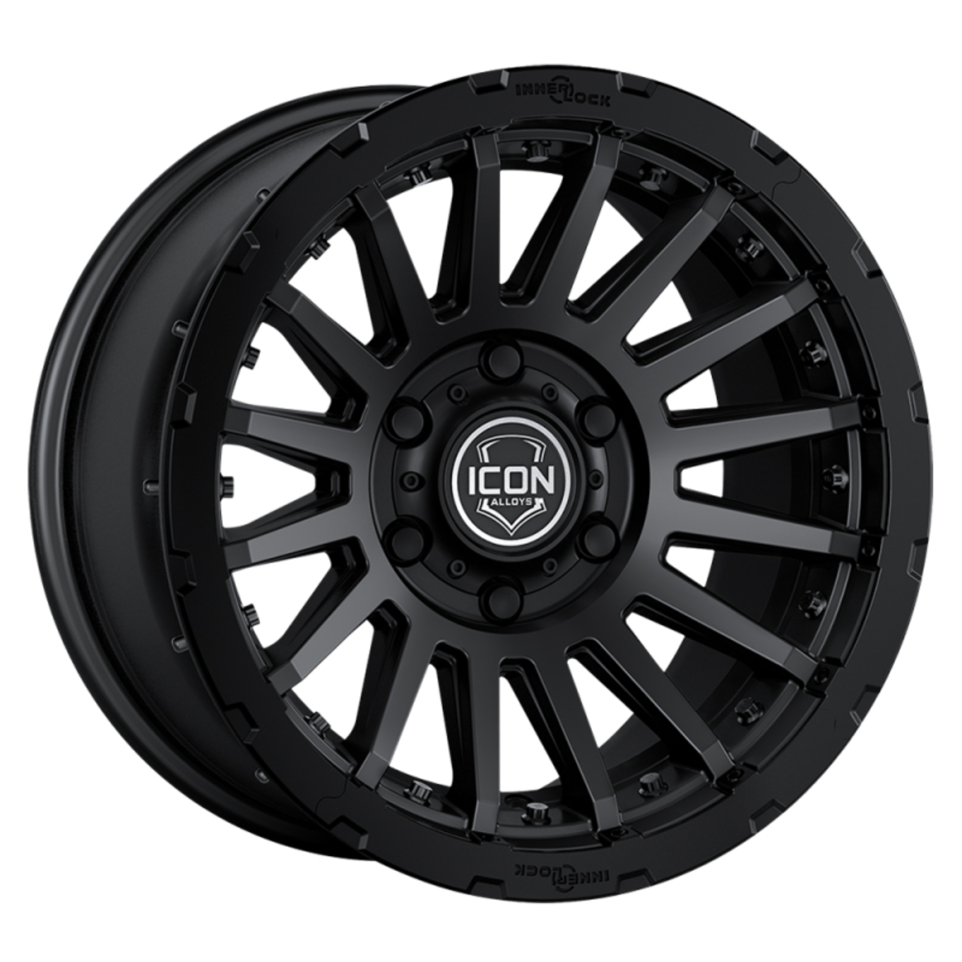 Picture of ICON Alloys Recon Pro Satin Black - 18 X 9 - 8 X 170- 6MM 65.25n BS