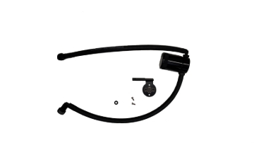Picture of J&L 21-25 Chevy Express/ GMC Savana 6.6L Oil Separator 3.0 Driver Side - Black Anodized