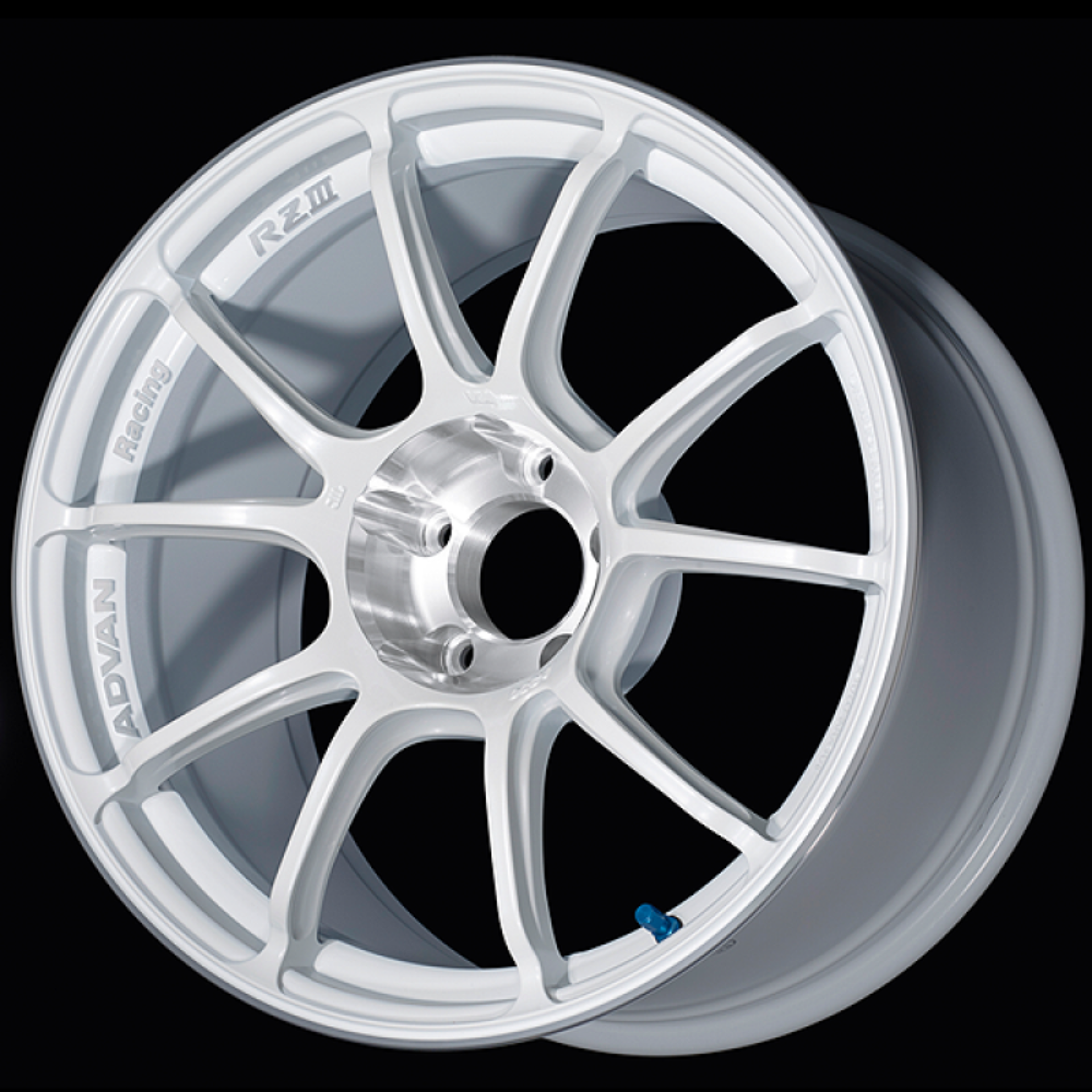 Picture of Advan RZIII 18x8.5 / +47 Offset / 5x100 BC / 63mm Bore / Racing White Metallic & Diamond Cut