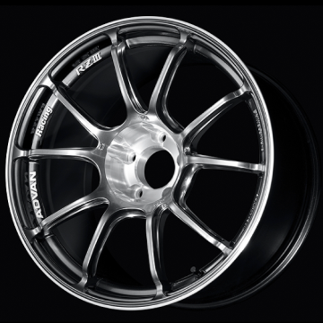 Picture of Advan RZIII 18x9.5 / +45 Offset / 5x120 BC / 72.5mm Bore / Hyper Platinum Black & Diamond Cut