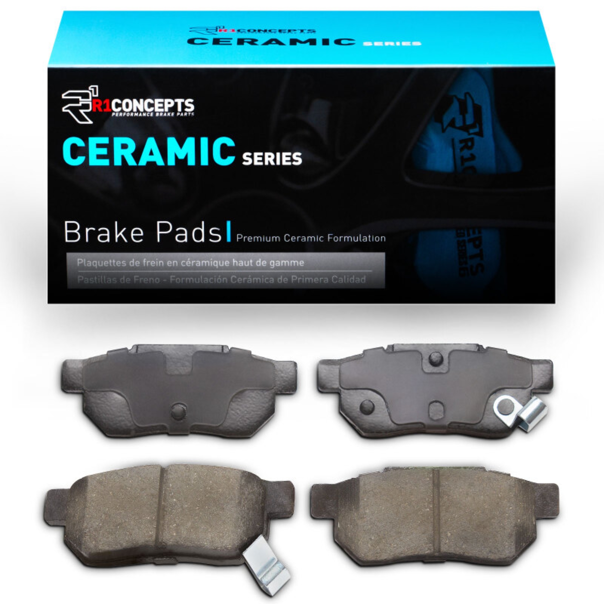 Picture of R1 85-14 Acura Integra Rear R1 Ceramic Brake Pads
