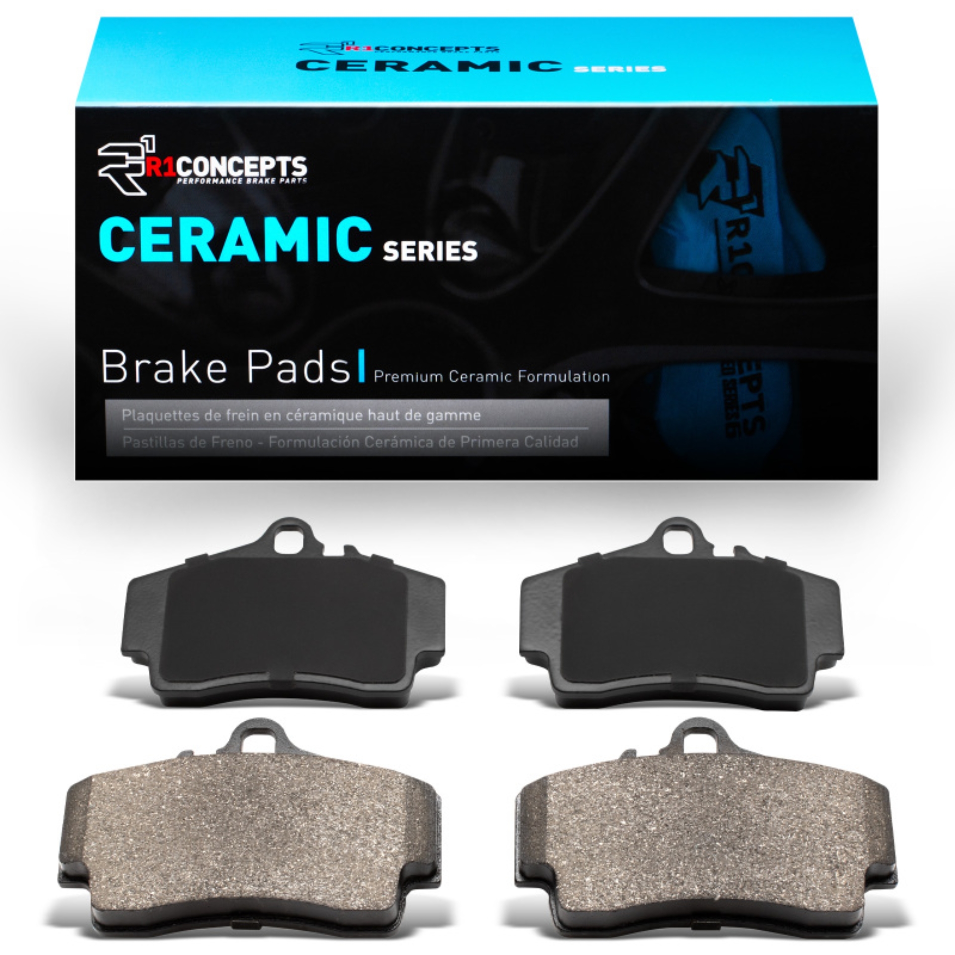 Picture of R1 97-12 Porsche Boxster Rear R1 Ceramic Brake Pads