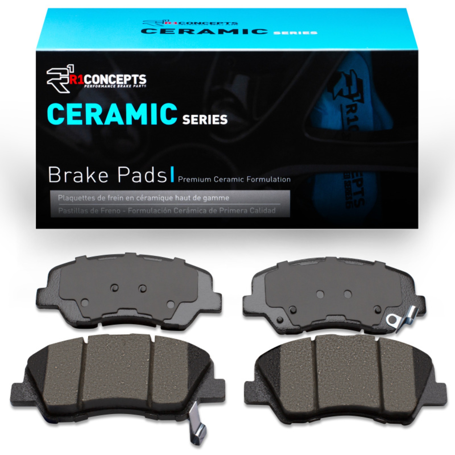Picture of R1 12-25 Dodge Attitude (Mexico) Front R1 Ceramic Brake Pads
