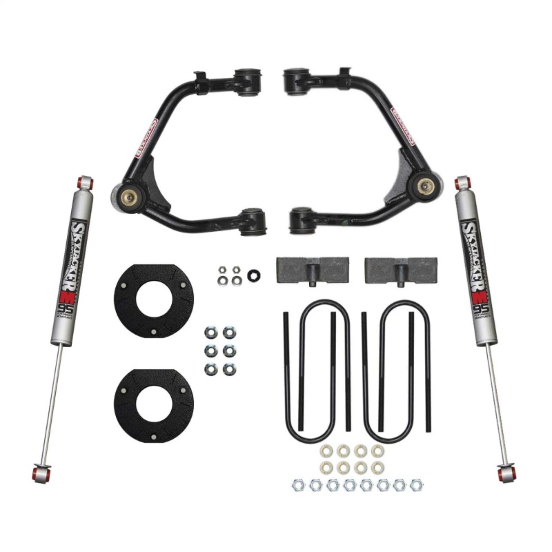 Picture of Skyjacker 2025 Chevrolet Silverado 1500 3.5 in. Suspension Lift Kit With M95 Monotube Shocks.