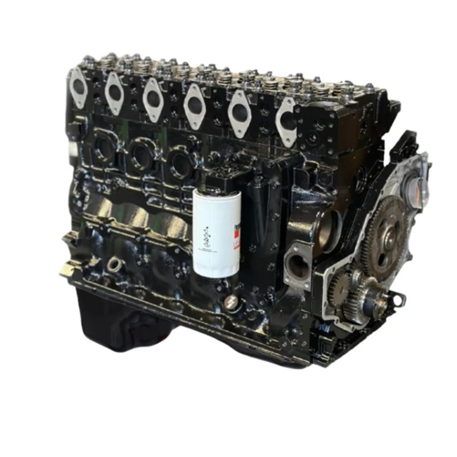 Picture of Industrial Injection 04.5-07 Dodge Cummins 5.9L Common Rail Stock Long Block Engine w/ARP Head Studs