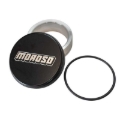 Picture of Moroso Weld-In Fill Cap w/Neck/Bung & O-Ring - Black