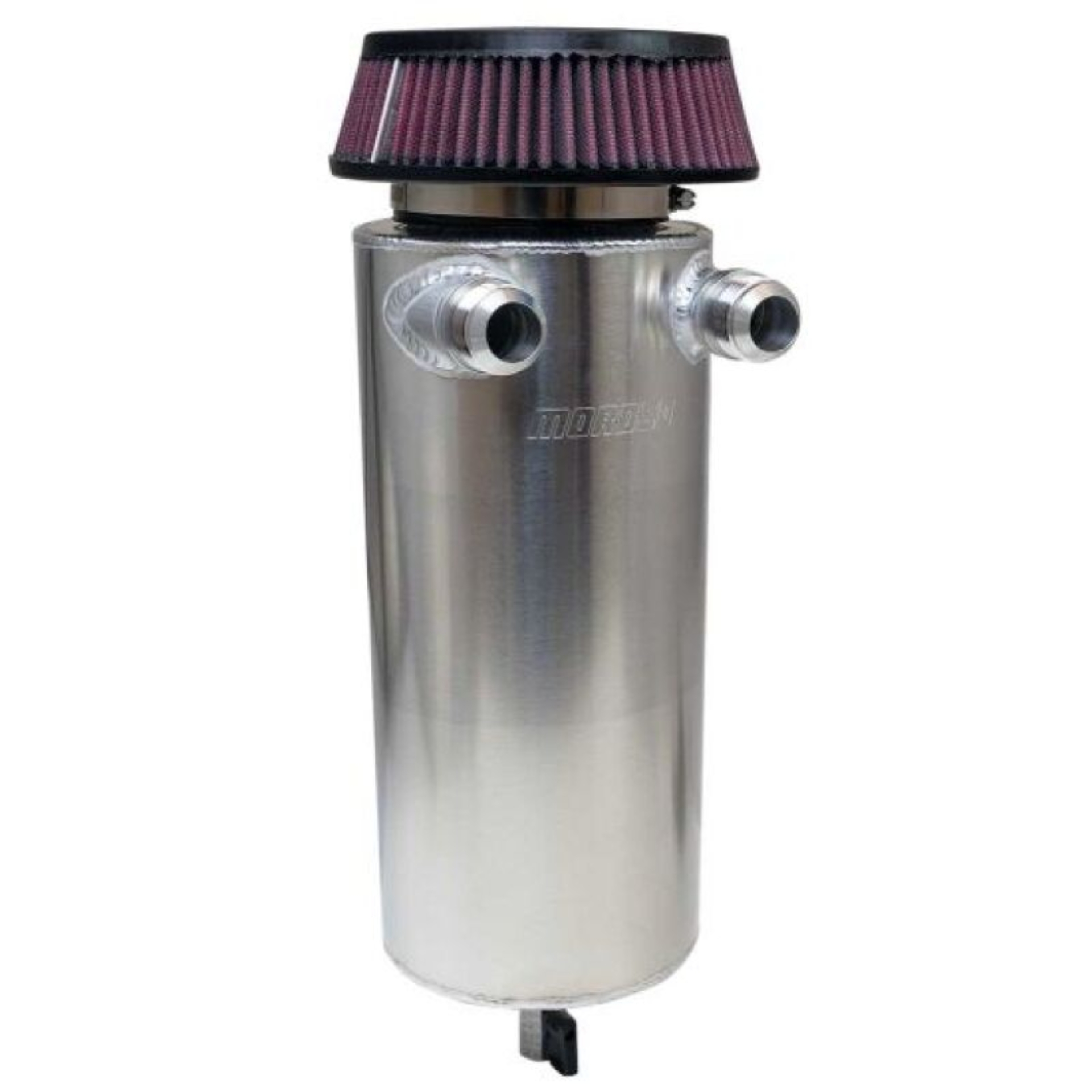 Picture of Moroso 6in Diameter Dual -16AN Inlet Aluminum Breather Tank Catch Can