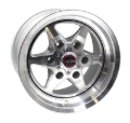 Picture of Race Star 93 Truck Star 15x10 / 6x5.50 BC / 6.63 BS / 28 Offset / 78.10 Bore / Silver/Machined Wheel