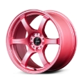 Picture of Gram Lights 57CR 18x8.5 +37 5x114.3 Sakura Pink Wheel (w/ Center Cap & No. 21 BK Air Valve)