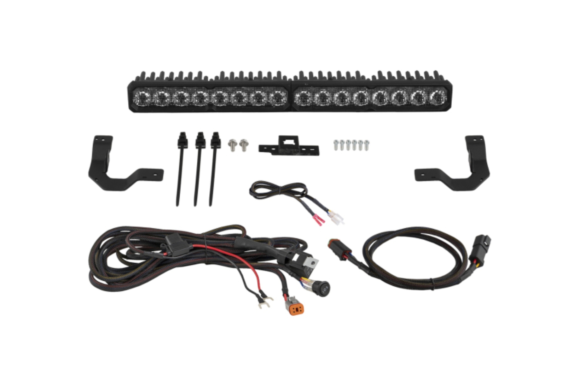 Picture of Diode Dynamics 2024-2026 Toyota Tacoma TRD Grille Lightbar SS20 Pro White Combo 6000K