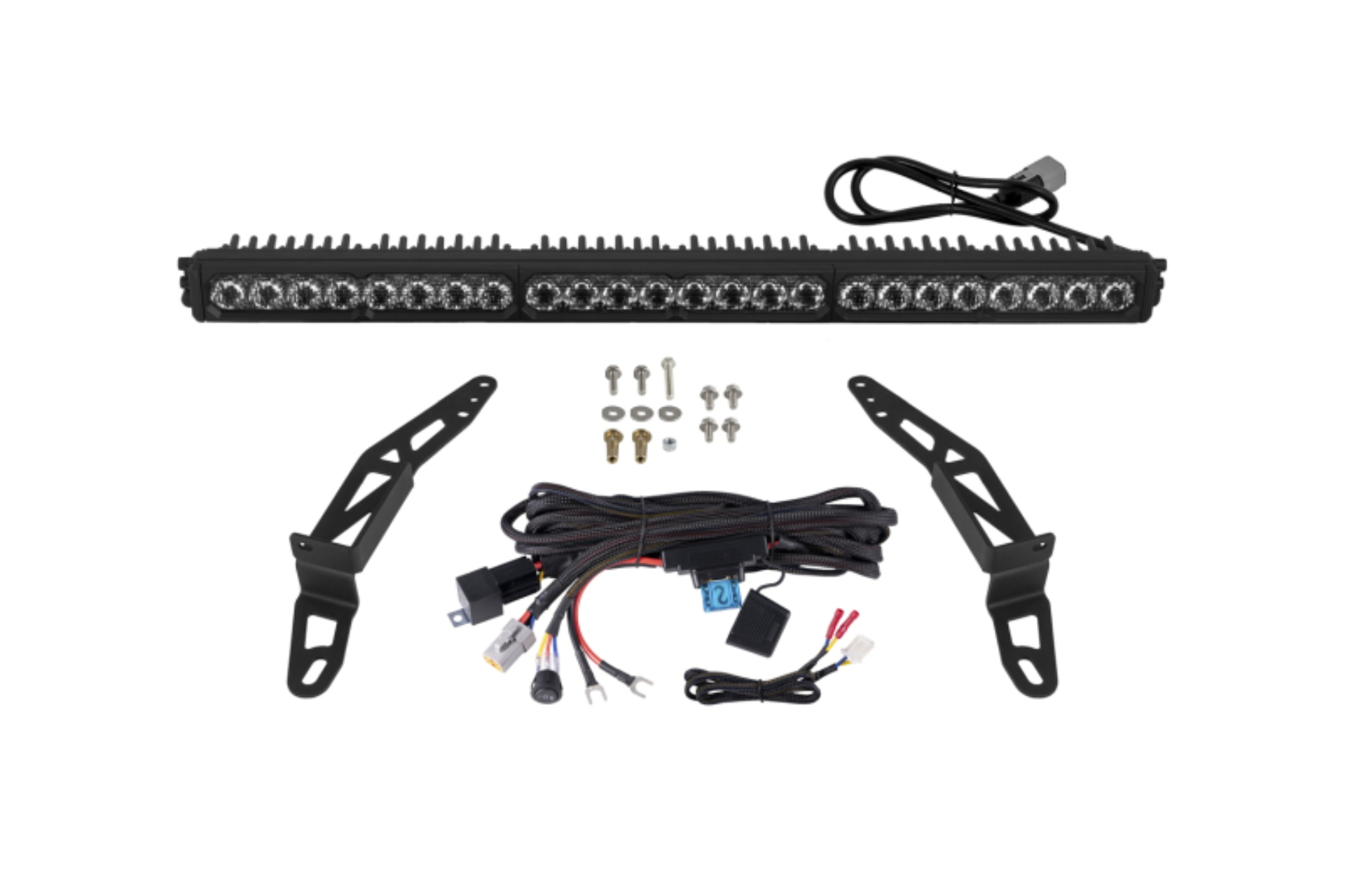 Picture of Diode Dynamics 2018-2026 Jeep Wrangler Jeep SS30 Bumper LED Kit Pro White Combo ABL 6000K