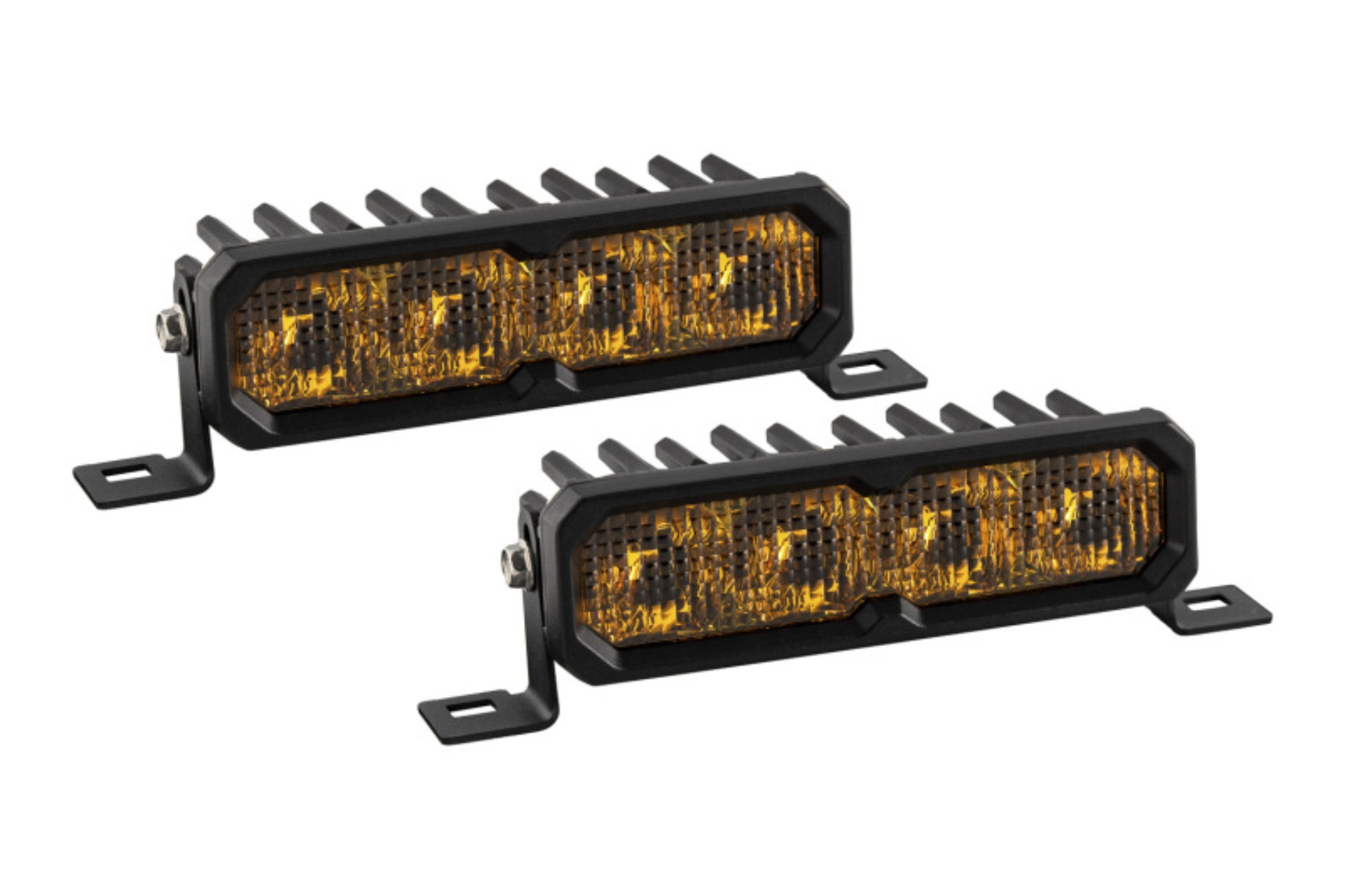 Picture of Diode Dynamics SS6 Sport Yellow Combo Standard ABL (pair) 3000K
