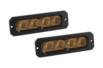 Picture of Diode Dynamics SS6 Sport Yellow Flood Flush ABL (pair) 3000K
