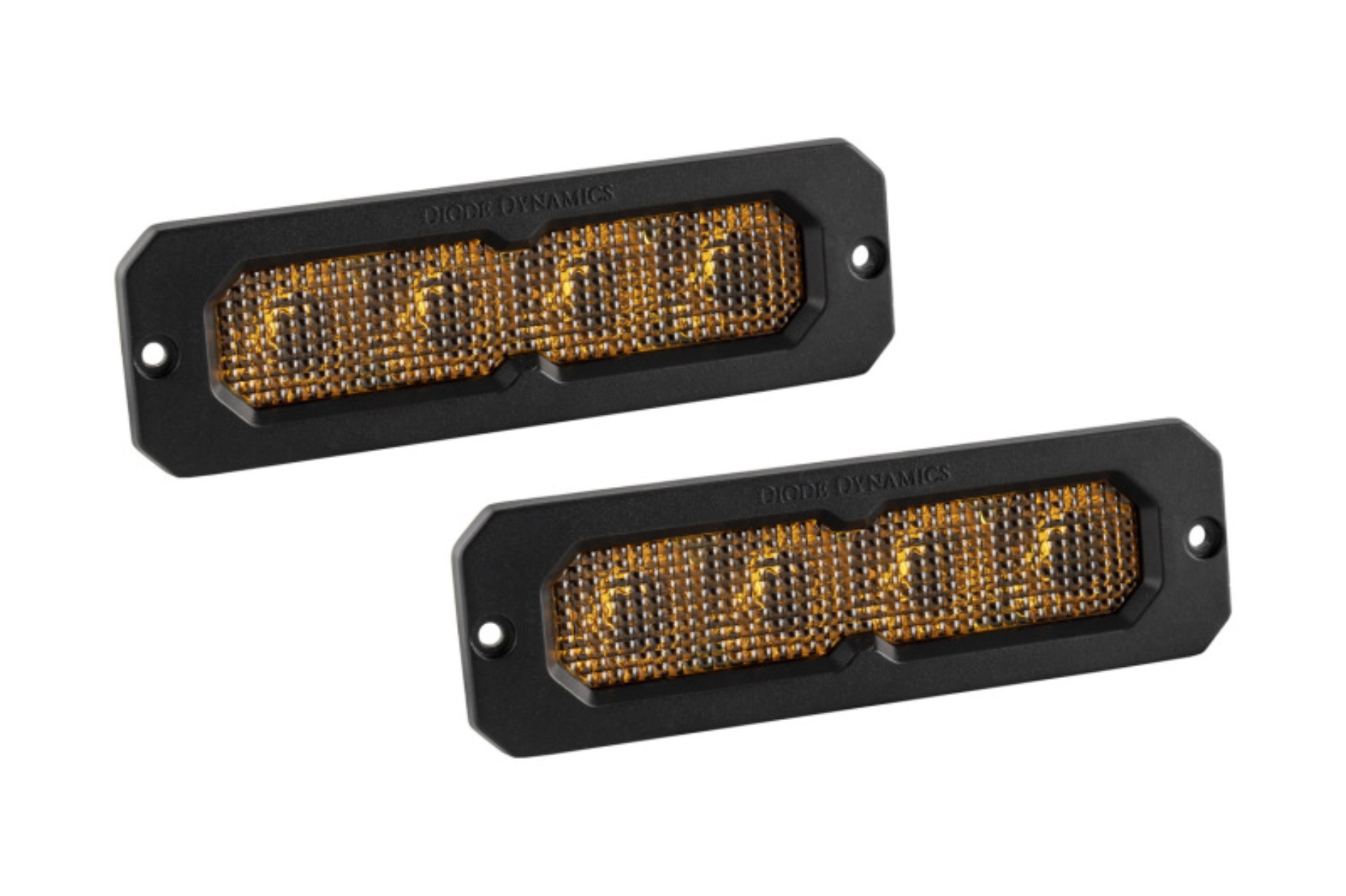 Picture of Diode Dynamics SS6 Pro Yellow Flood Flush ABL (pair) 3000K