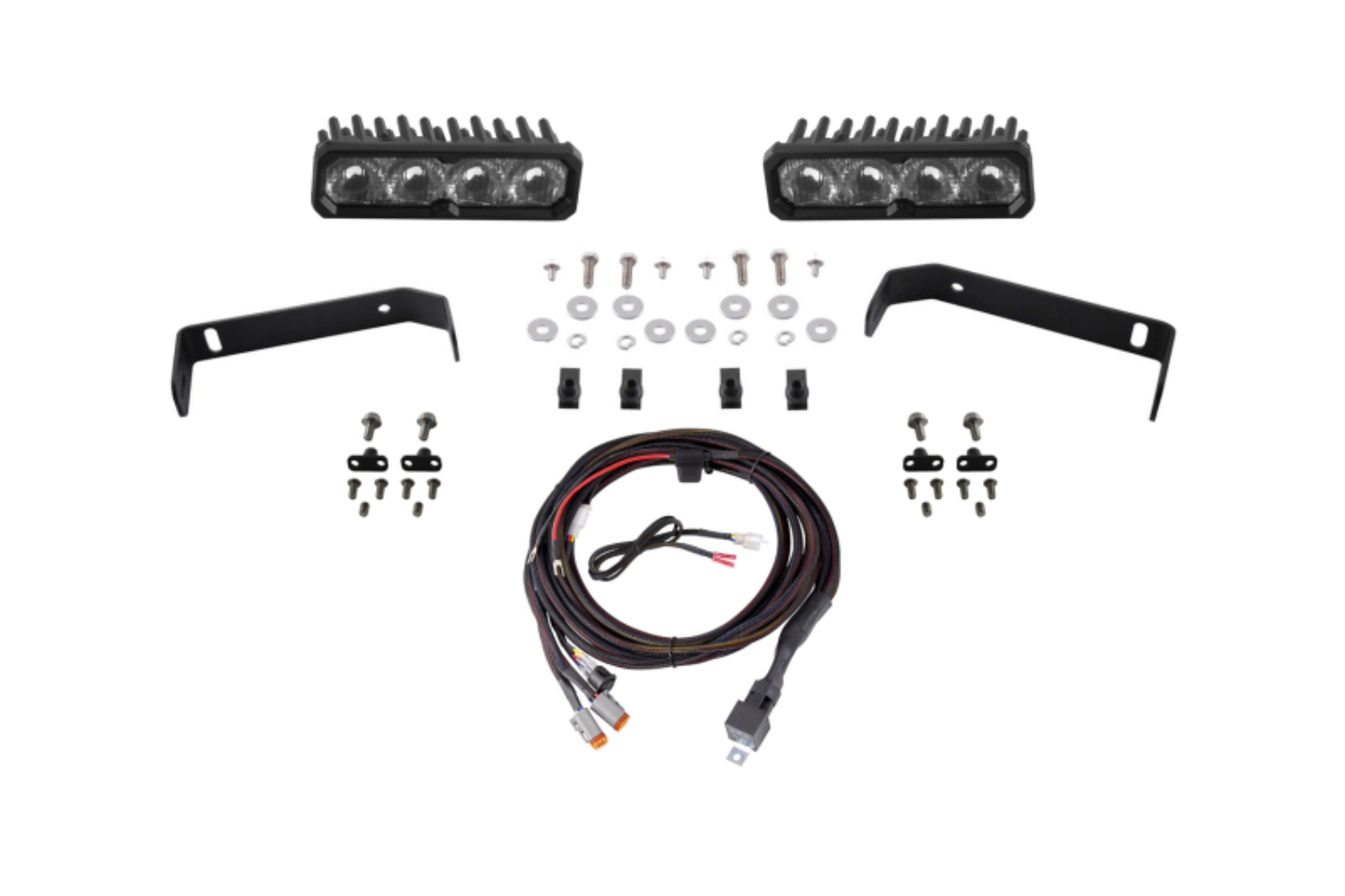 Picture of Diode Dynamics 2019-2021 Ford Ranger SS6 Pro LED Kit White Driving 6000K