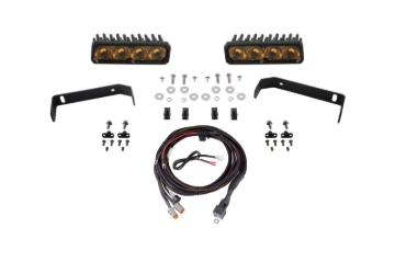 Picture of Diode Dynamics 2019-2021 Ford Ranger SS6 Pro LED Kit Yellow Driving 3000K