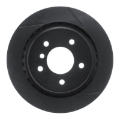 Picture of R1 95-02 BMW M3 Rear Left Slotted Black Brake Rotor