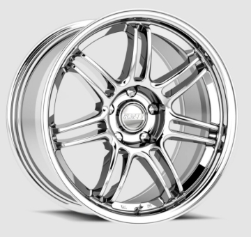 Picture of Kansei K17X Seven 19x9.5in / 5x114.3 BP / 22mm Offset / 73.1mm Bore - Chrome