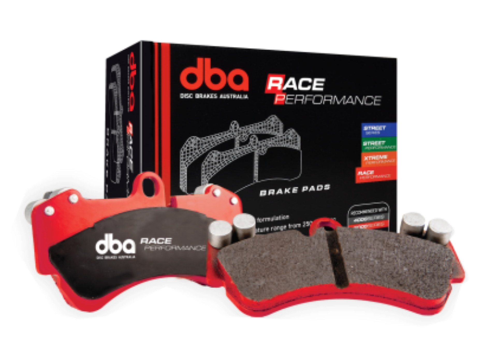 Picture of DBA 89-04 Subaru Impreza Front RP Performance Race Brake Pads