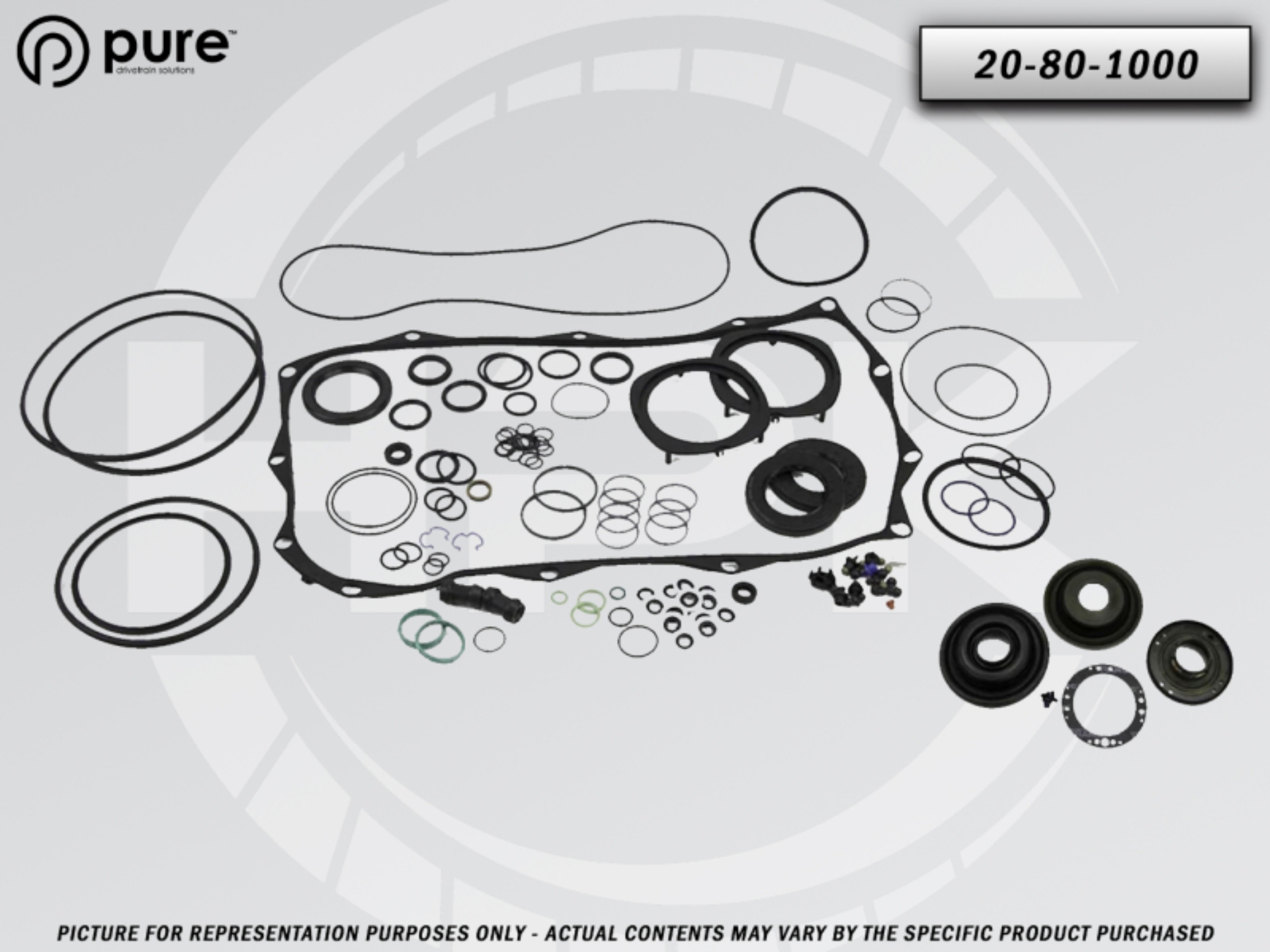 Picture of Pure Drivetrain 8HP80 High Performance Transmission Master Seal Kit - AWD