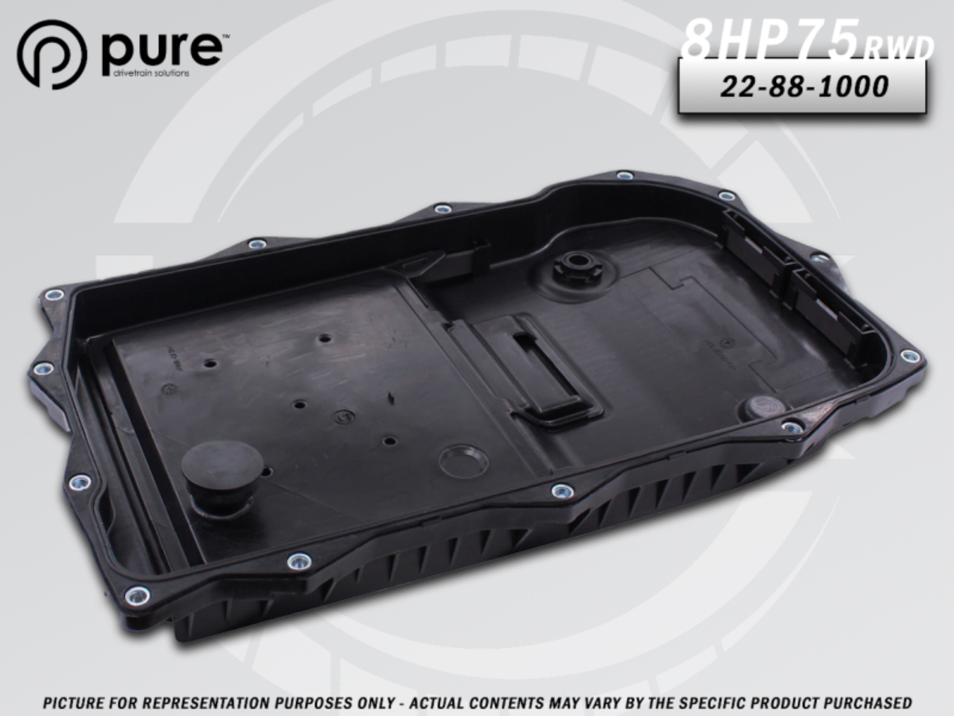 Picture of Pure Drivetrain 8HP75 Transmission Pan - RWD