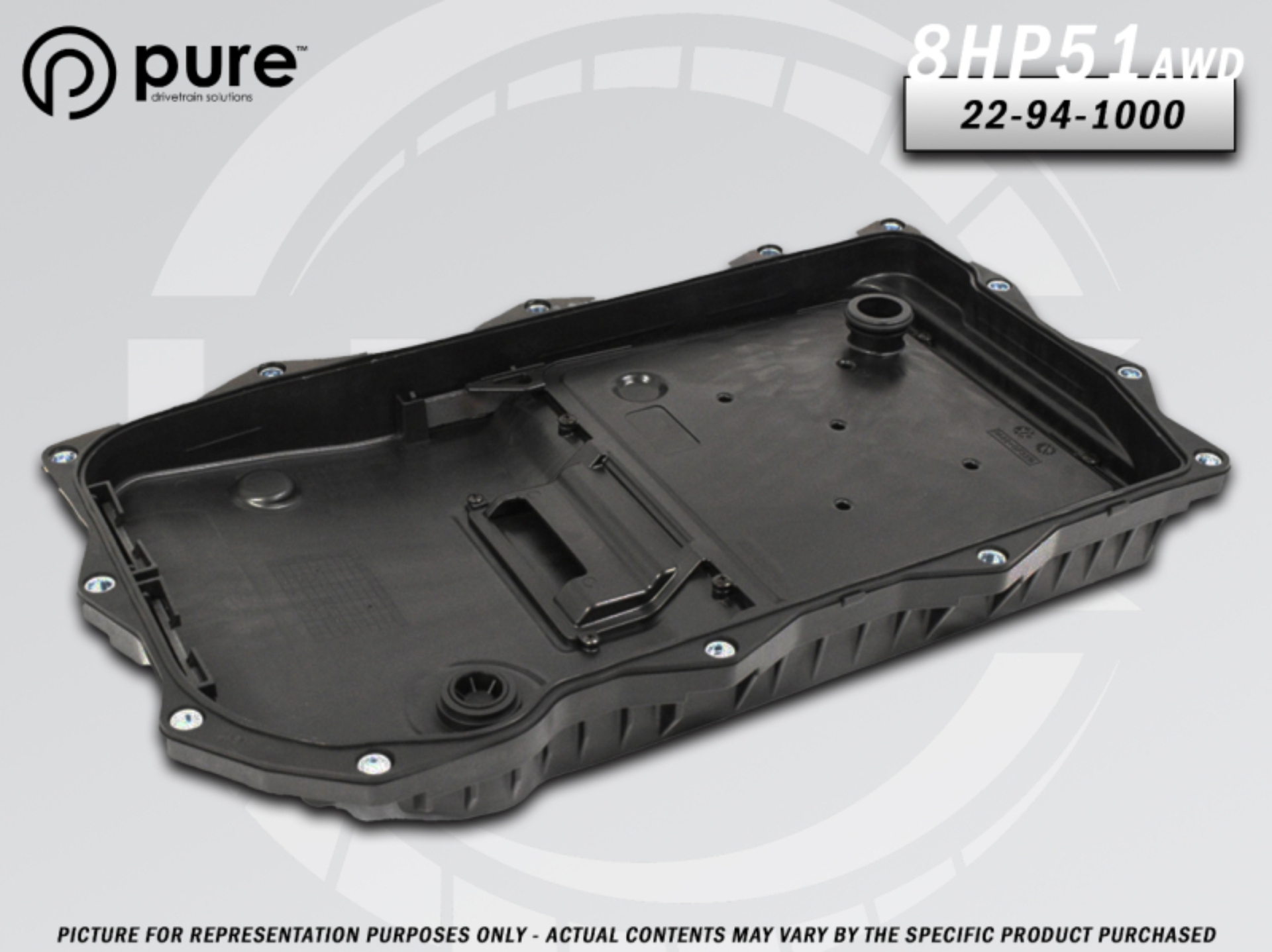 Picture of Pure Drivetrain 8HP51 Transmission Pan - AWD