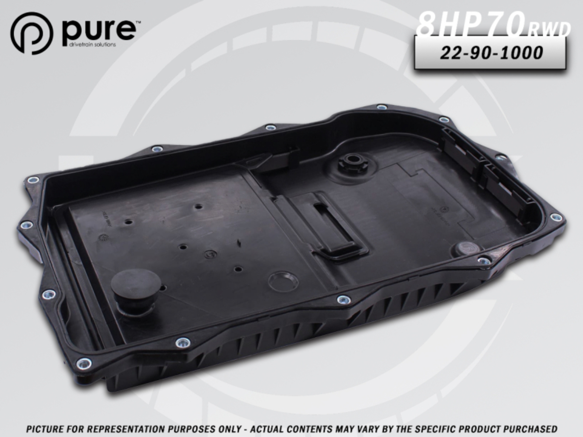 Picture of Pure Drivetrain 8HP70 Transmission Pan - RWD